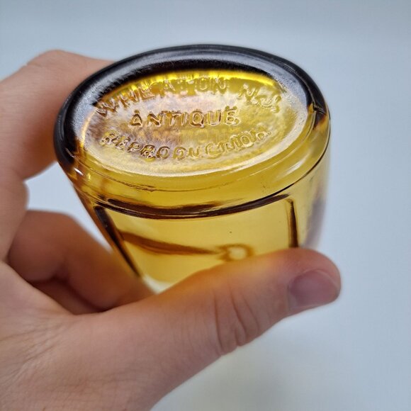 Wheaton NJ Reproduction Amber Glass Bottle Collectible - Picture 11 of 12